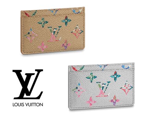 louis vuitton metal card holder|Louis Vuitton card holder used.